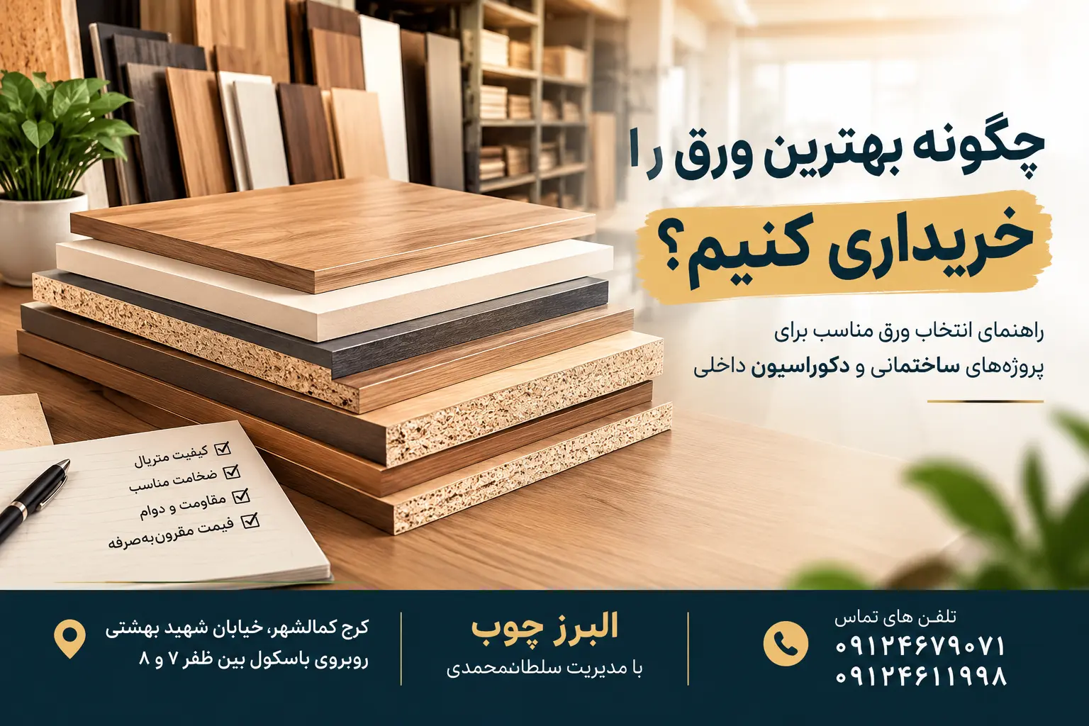 چگونه بهترین ورق را خریداری کنیم؟
